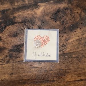 Stella & Dot Keep Collective Disc Pave Gold